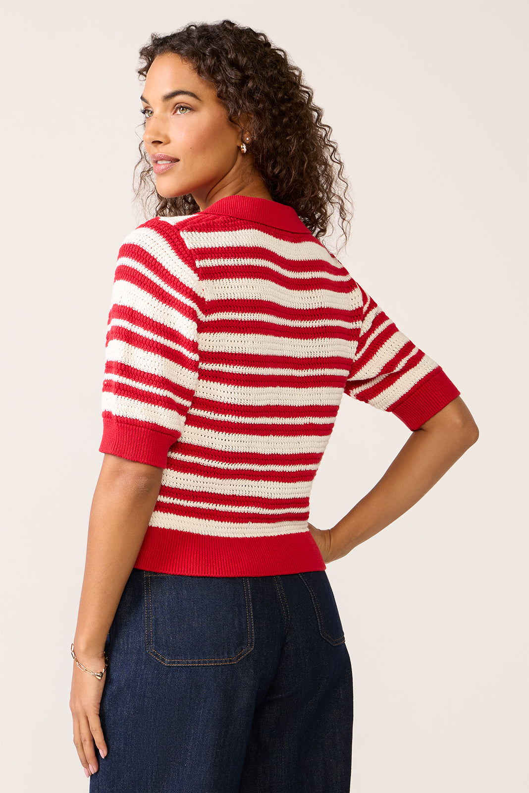 Monica Henley Polo Sweater