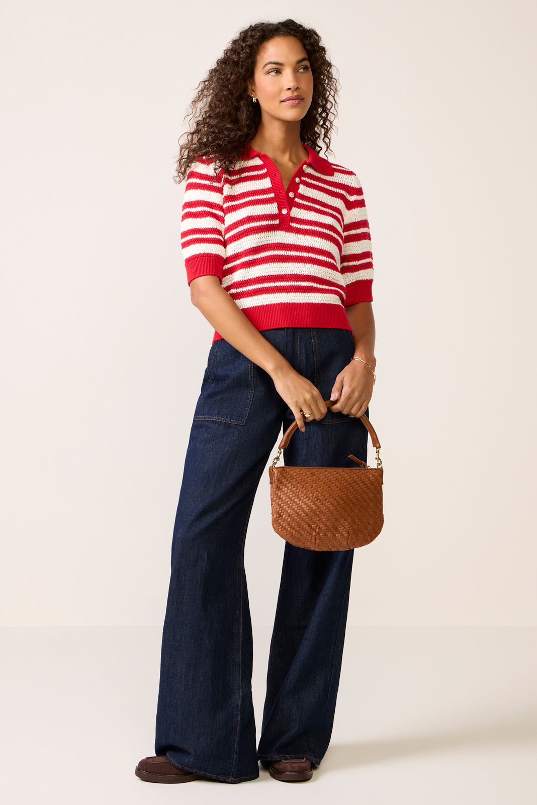 Monica Henley Polo Sweater