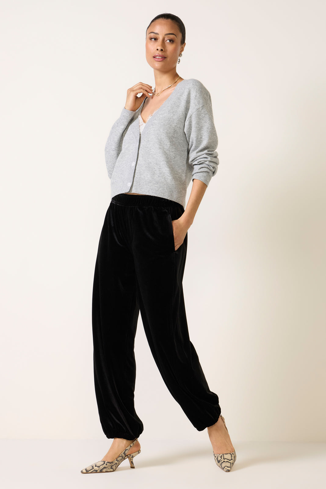 Velvet Balloon Pant