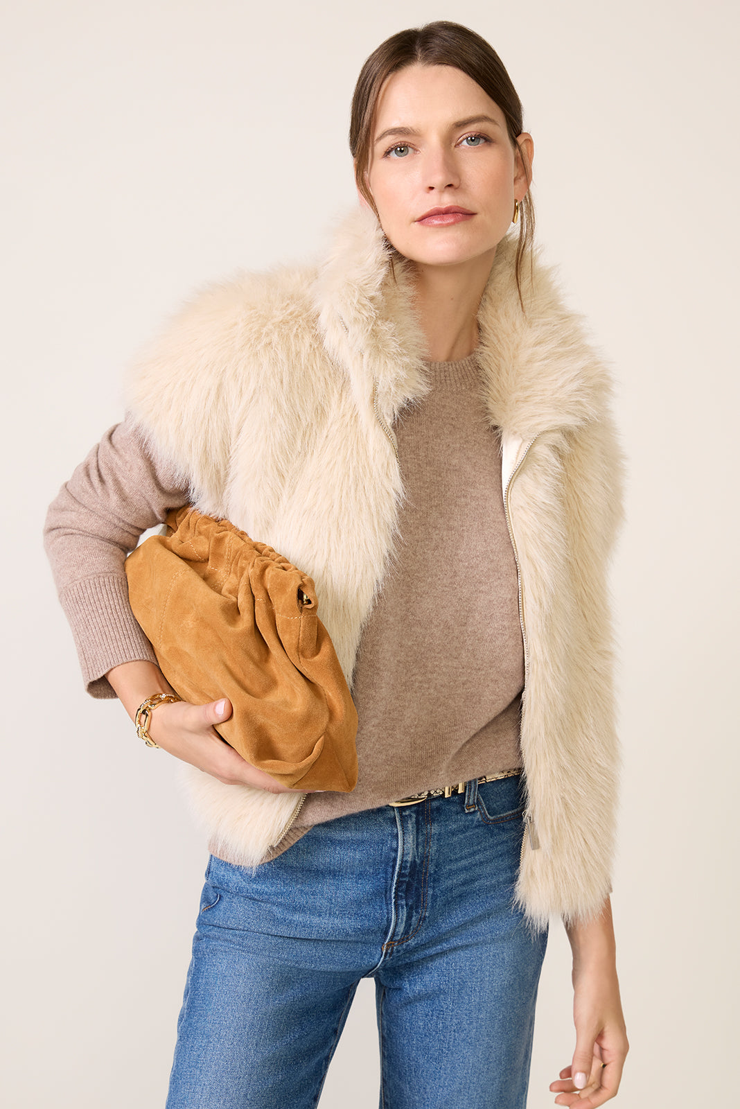Silky Fur Vest