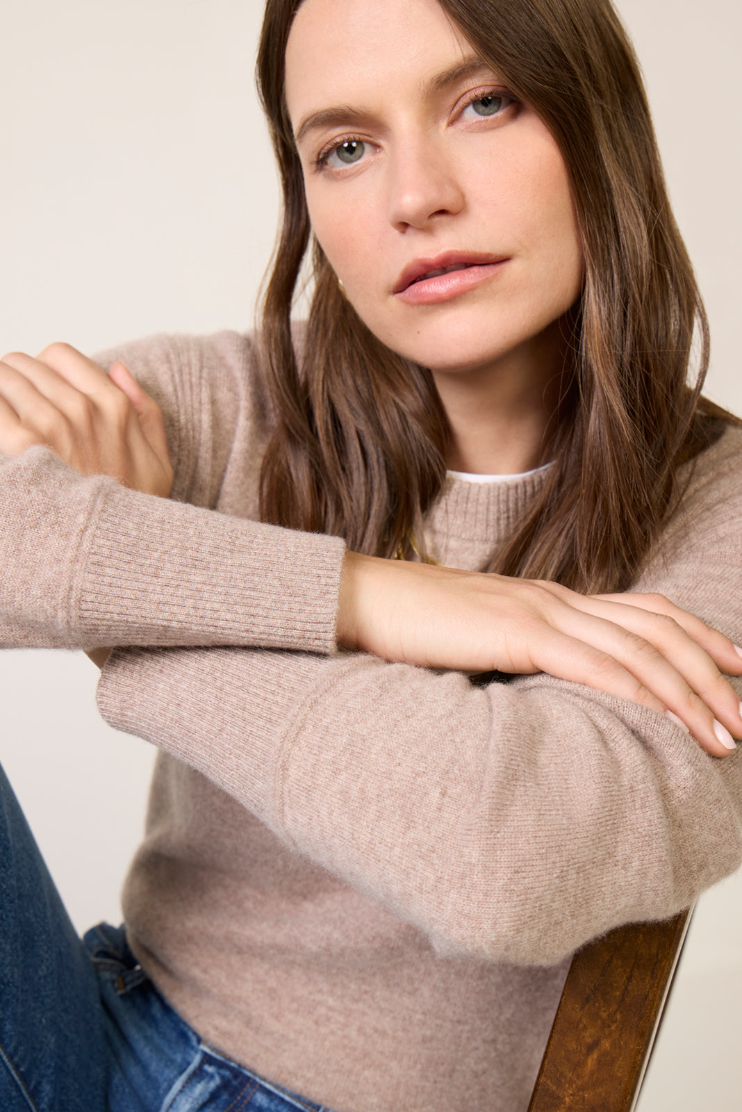 Minka Long Sleeve Cashmere Sweater