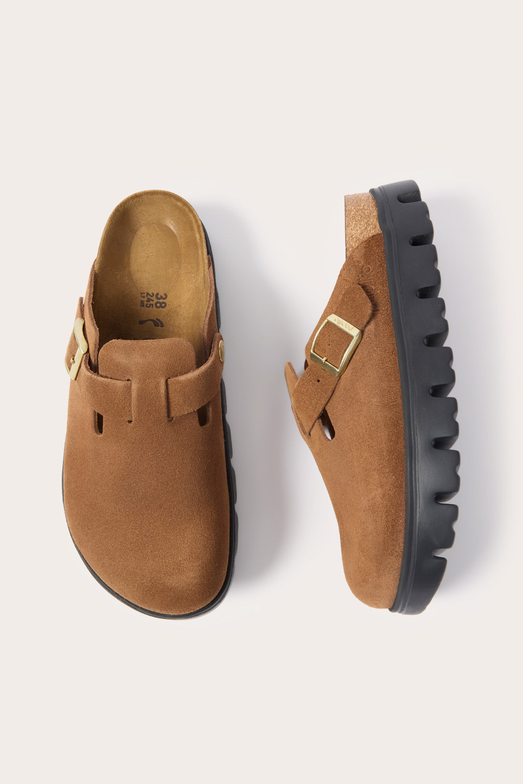 BIRKENSTOCK Boston トープ　コンチョ　カスタム　42 Boston Chunky