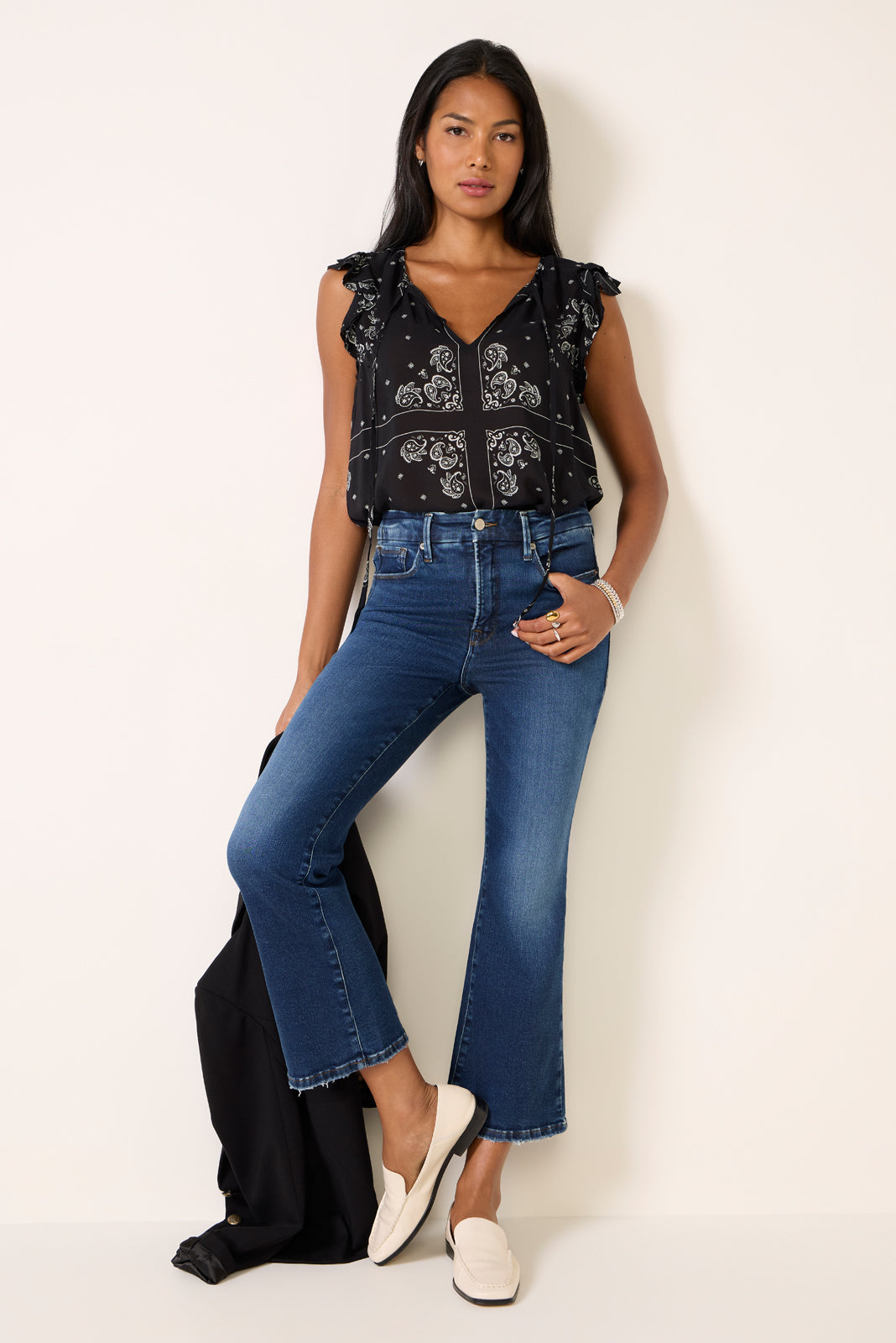 Good Legs Cropped Mini Bootcut Jean