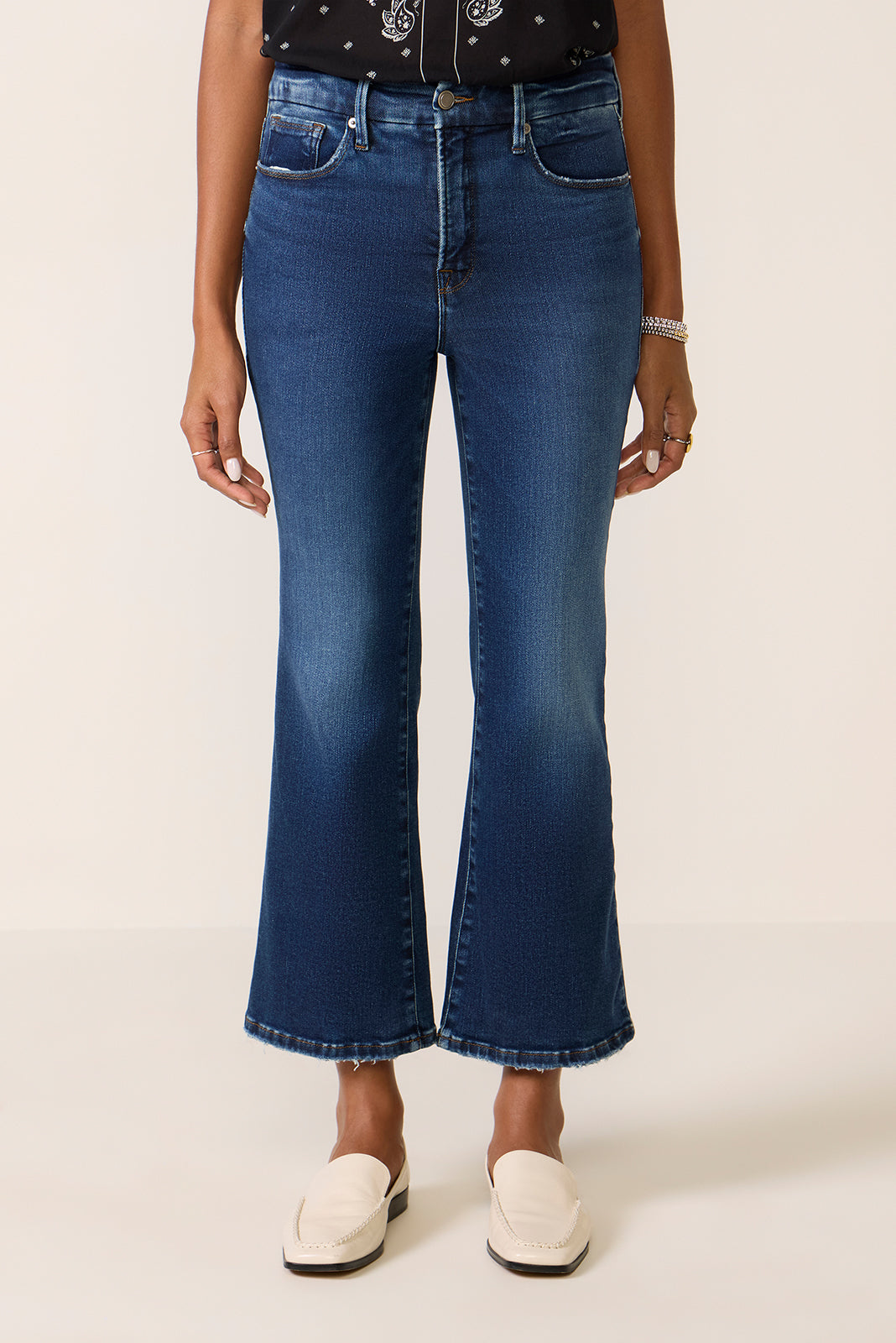 Good Legs Cropped Mini Bootcut Jean
