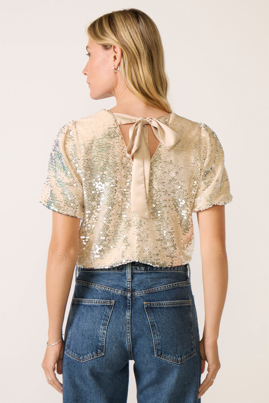Grace Sequin Bubble Top