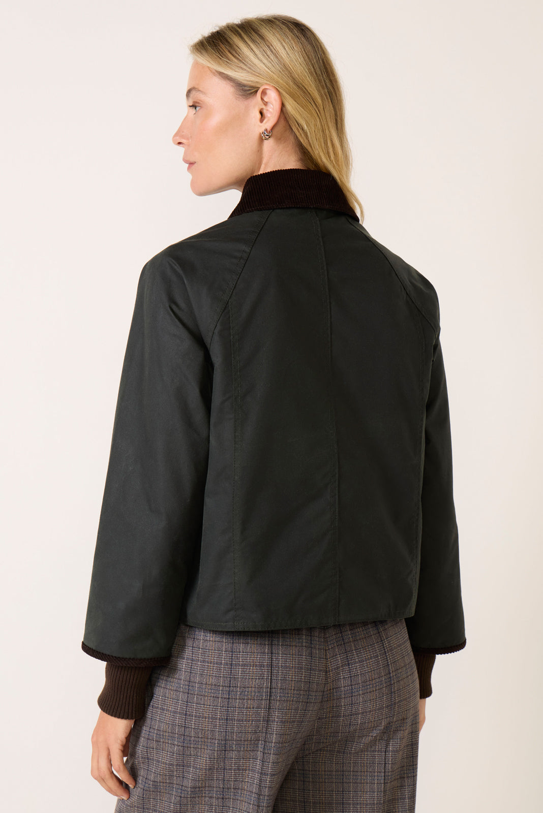 Cropped Beadnell Wax Jacket