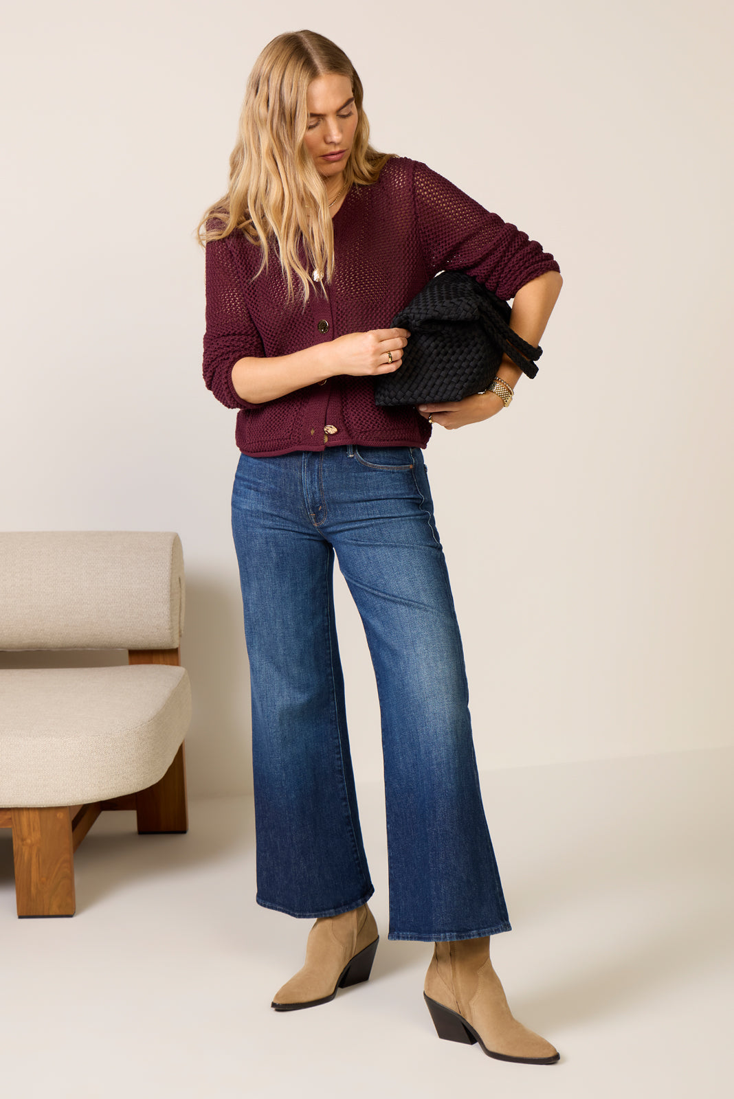 Emery Open Stitch Cardigan