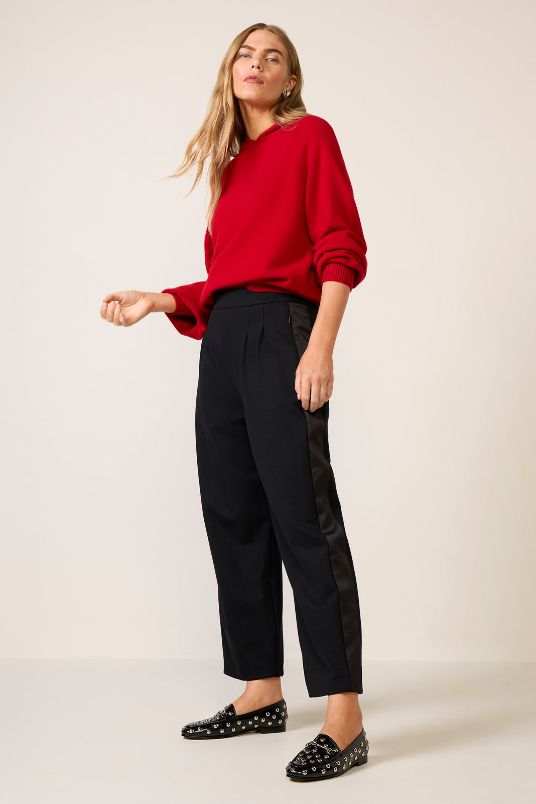 ponte スラックス Ponte Pleated Trouser