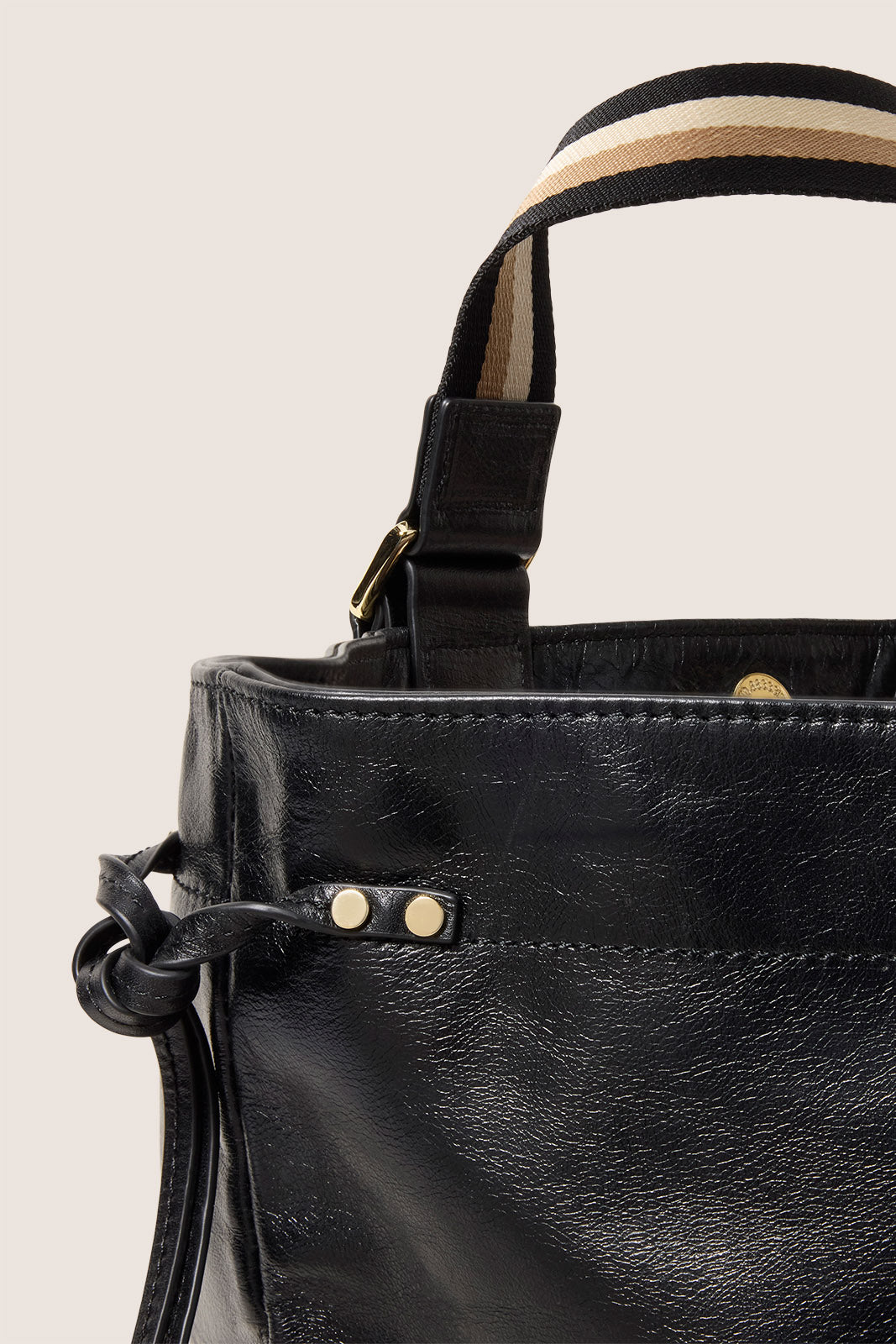 Teagan Leather Varsity Tote