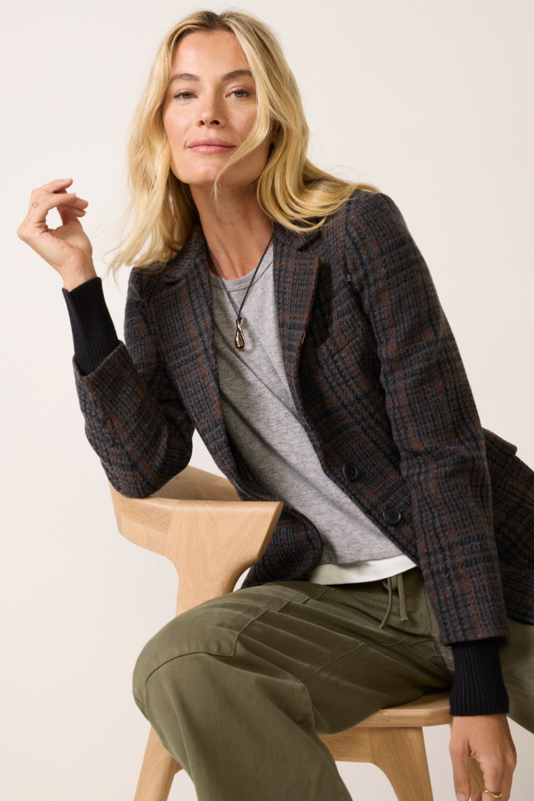 The Plaid City Blazer