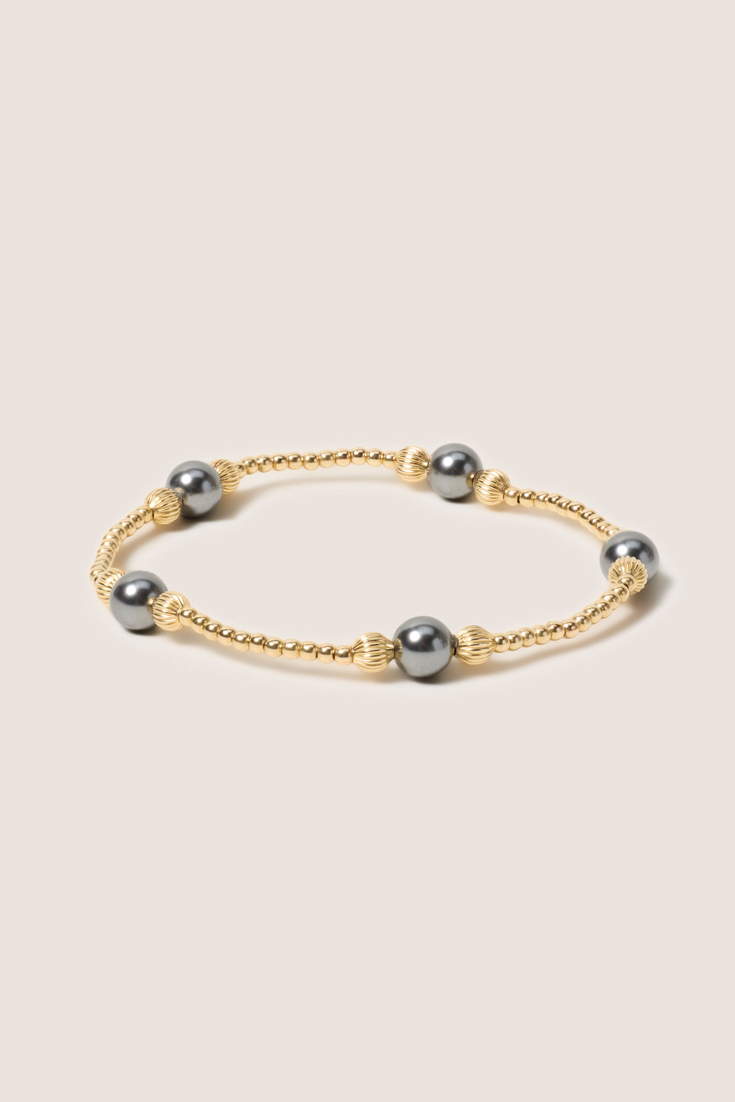 Purpose Pearl Dark Grey 6mm Dignity Bracelet
