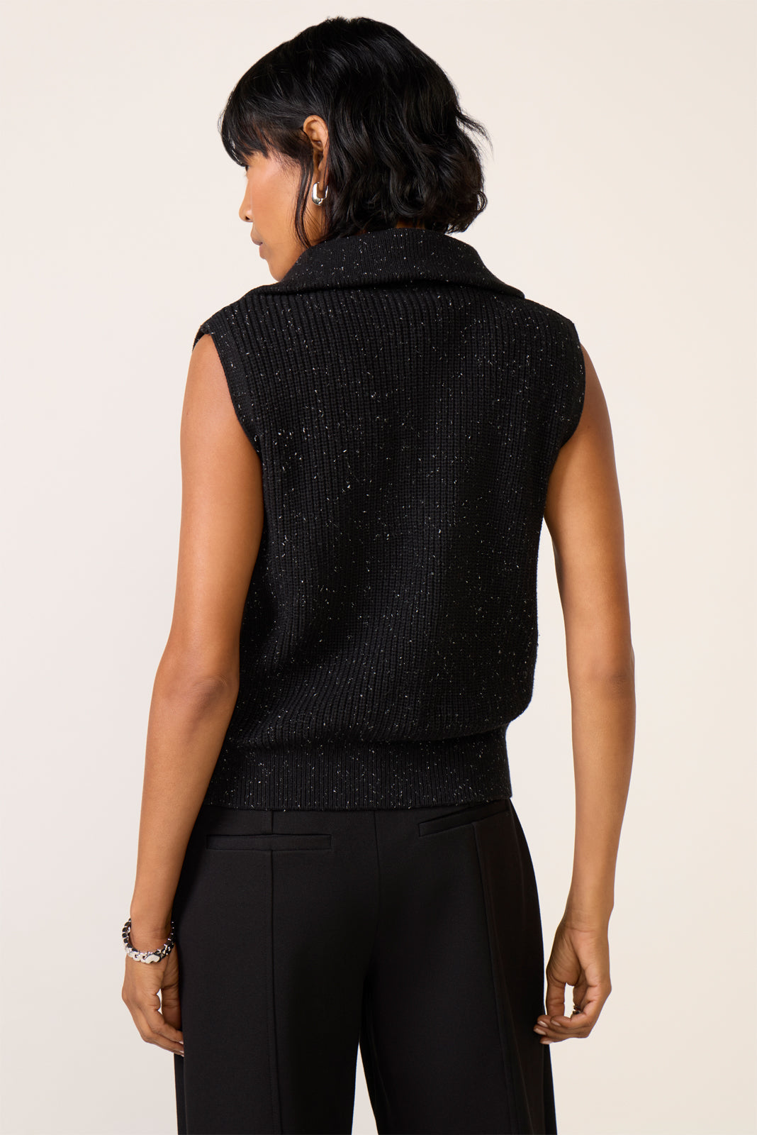 Hally Half Zip Rib Vest