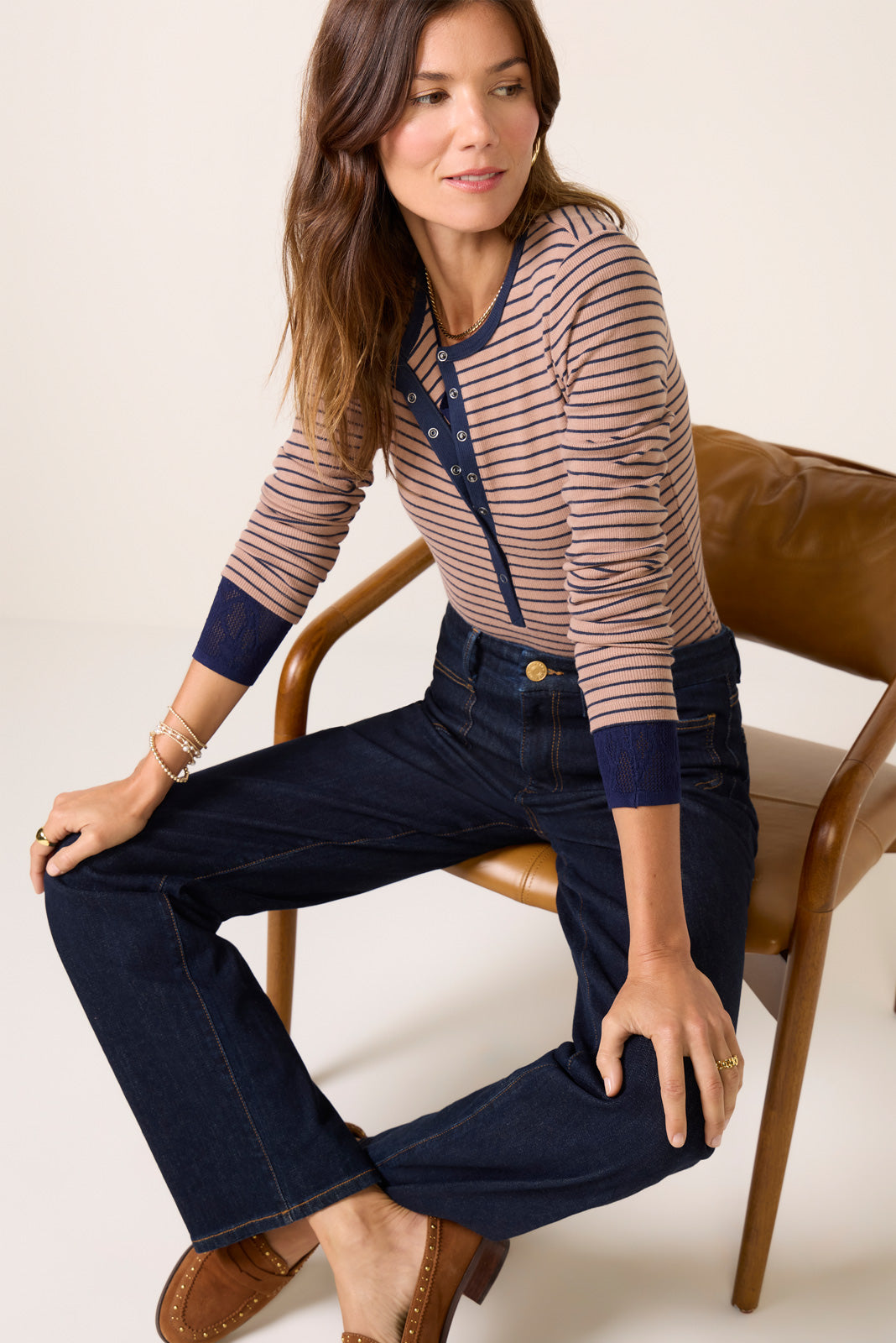 Stella Stripe Henley