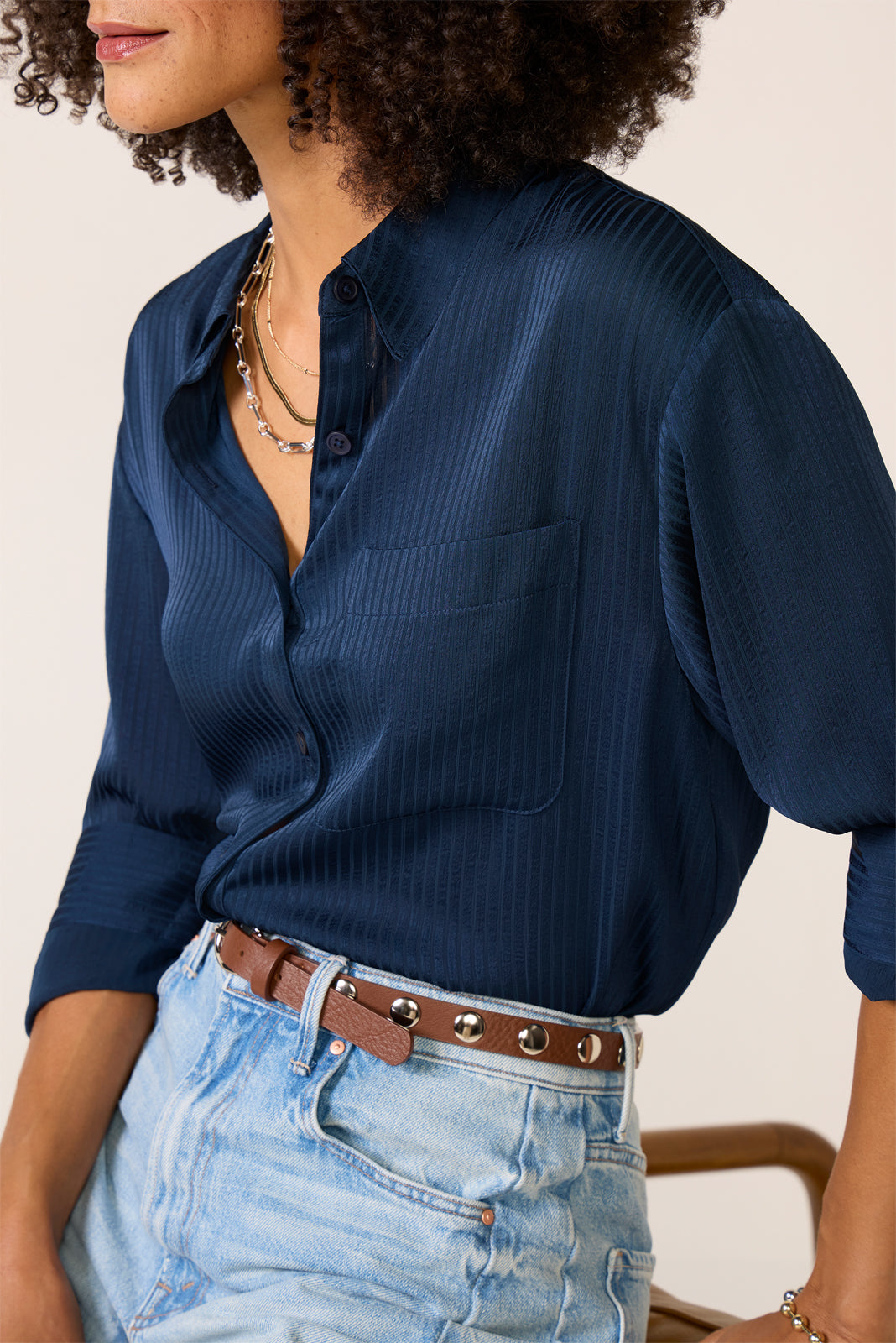 Aiden Crop Shirting