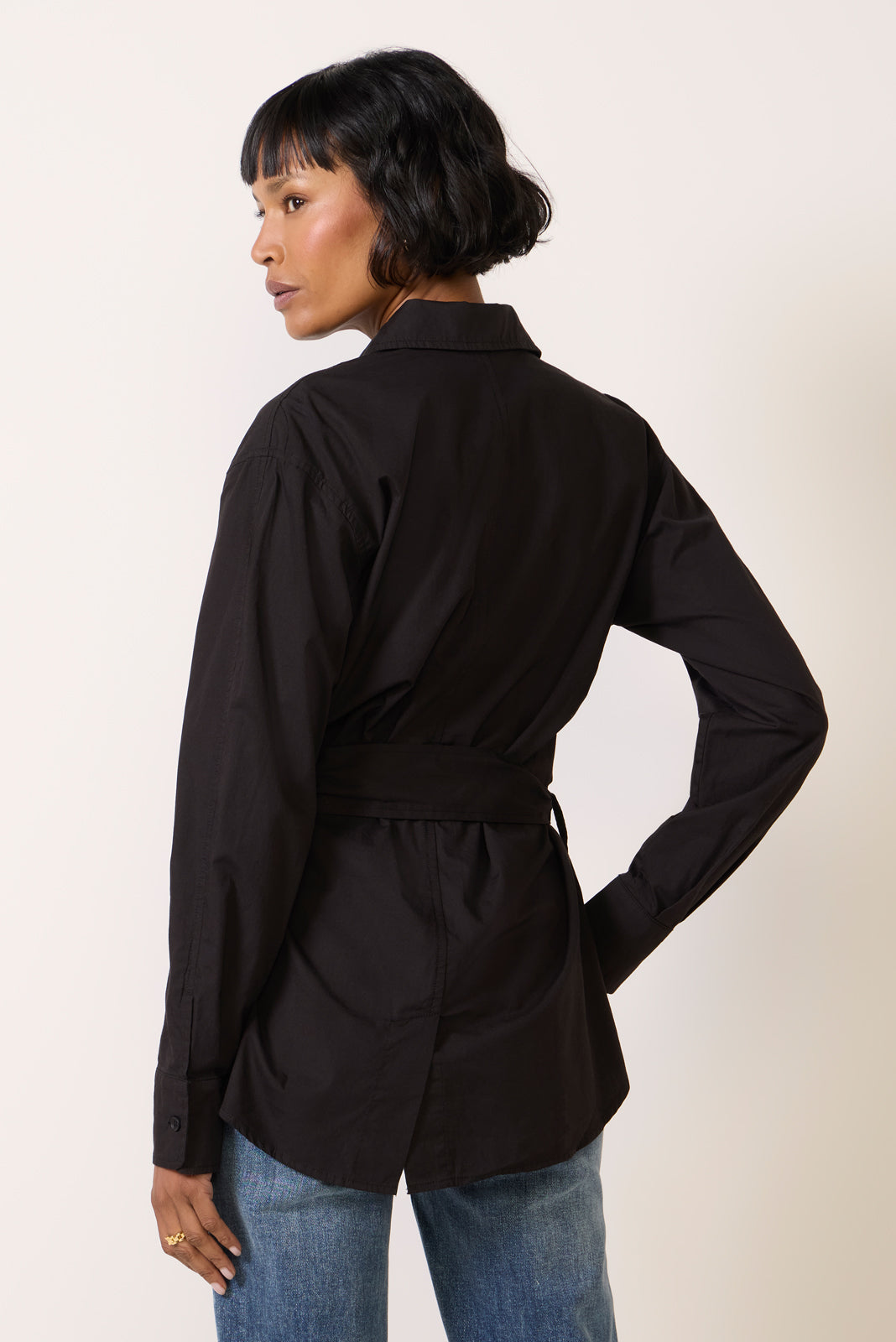 Tie Waist Utility Shirt