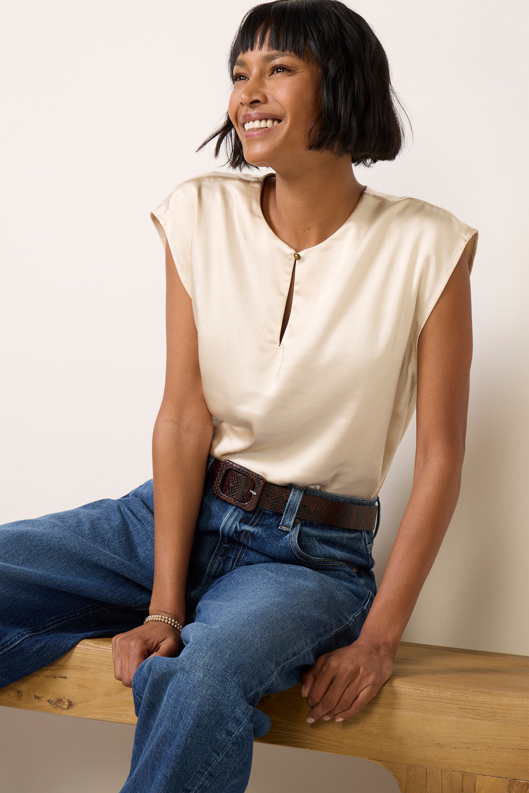 Elisa Satin Blouse