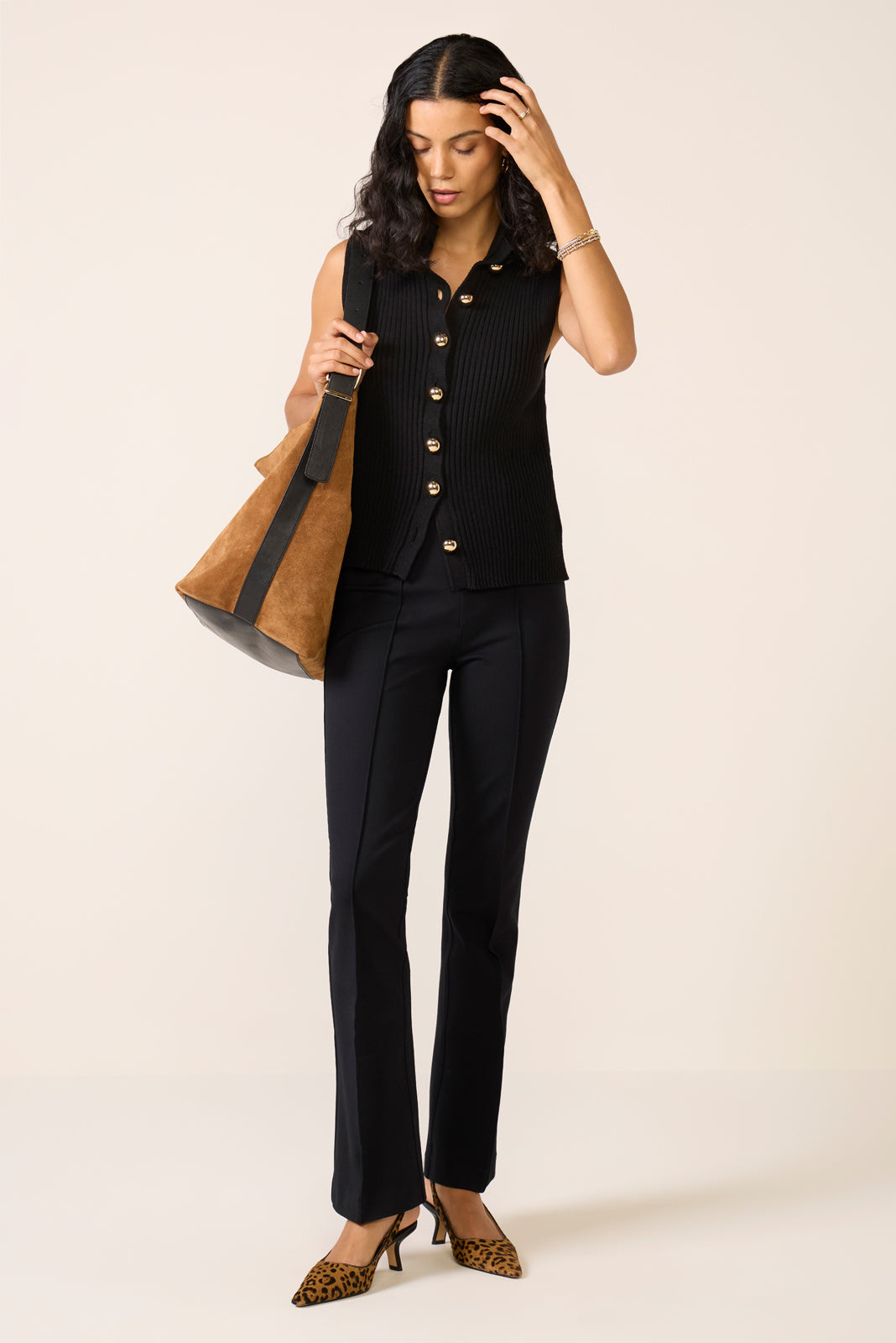 Ponte Micro Flare Pant