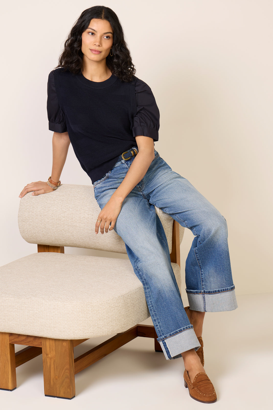 Violet Puff Sleeve TwoFer