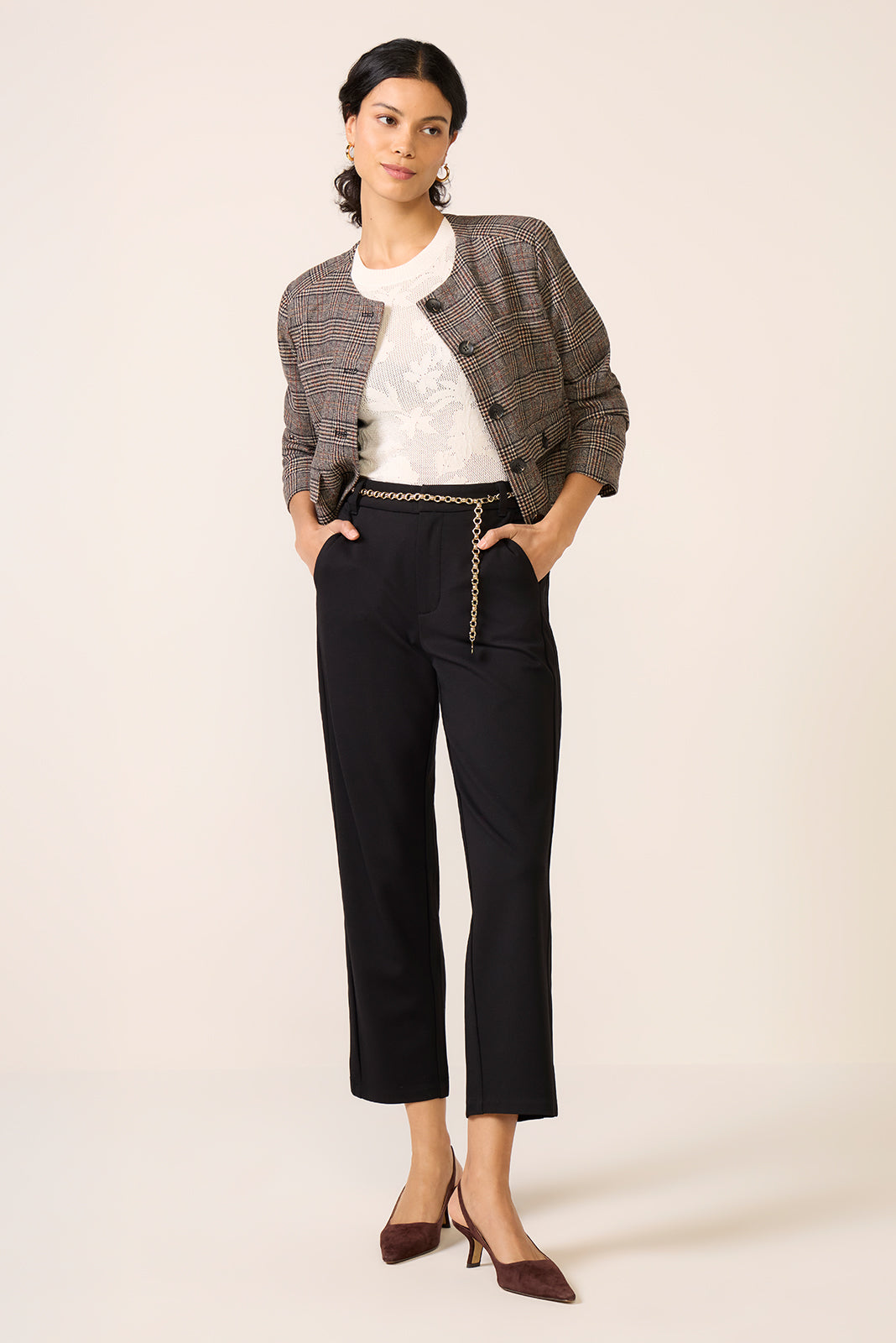 Faye Straight Crop Pant