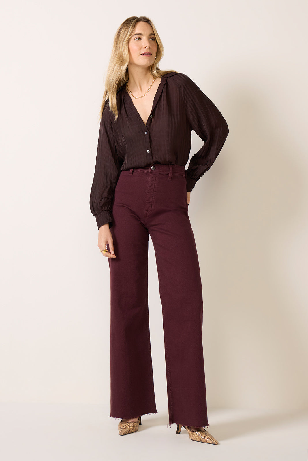 Flowy Raglan Sleeve Shirt