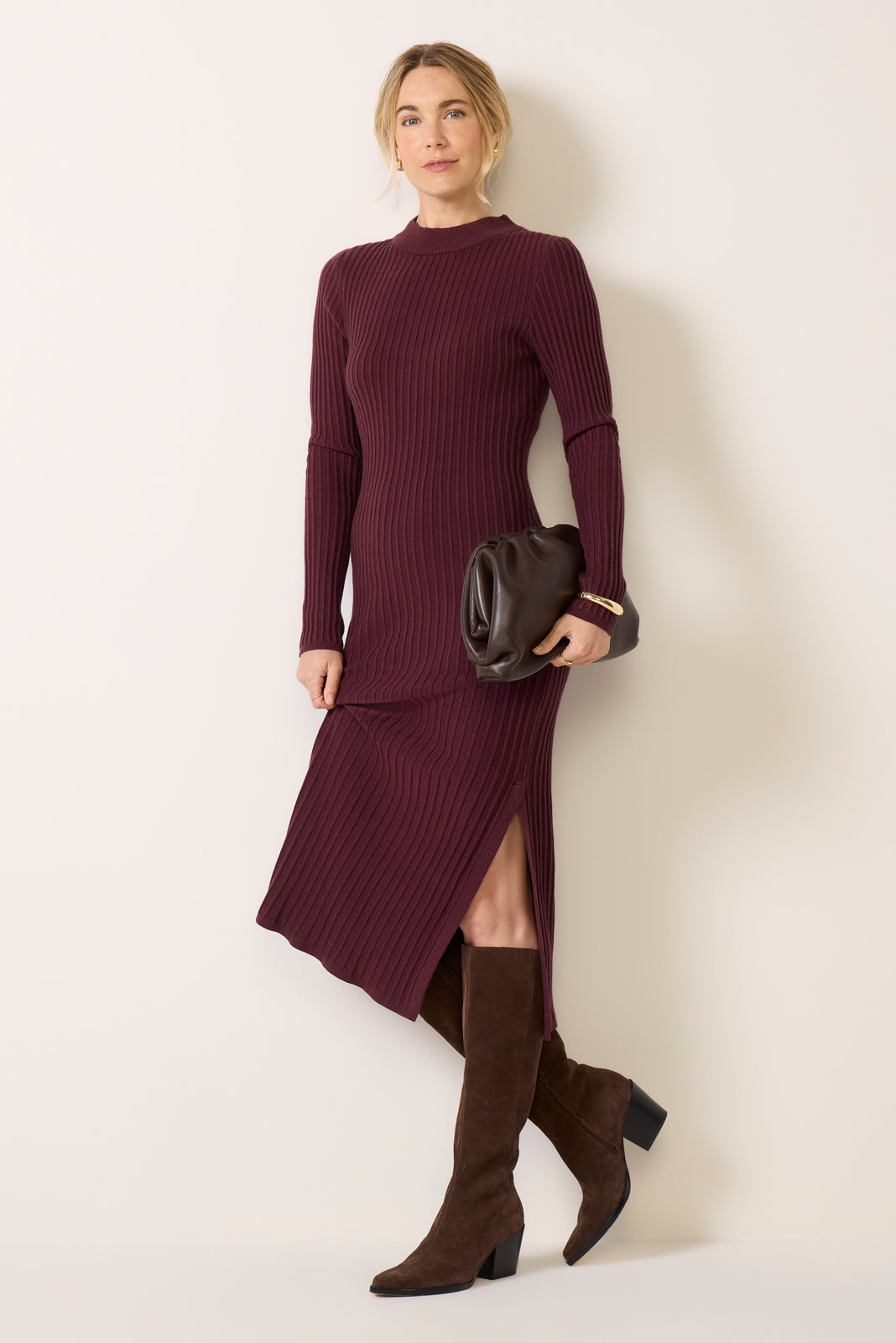 Libby Long Sleeve Sweater Dress