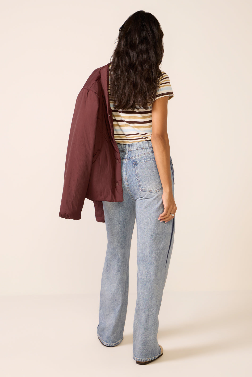 Miramar Terry Wide Leg Track Pant
