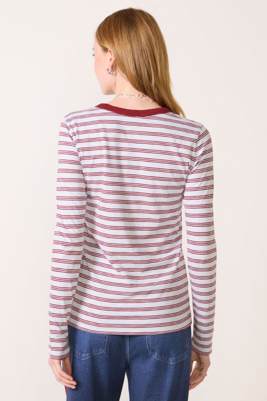 The Stripe Slub Long Sleeve Tee