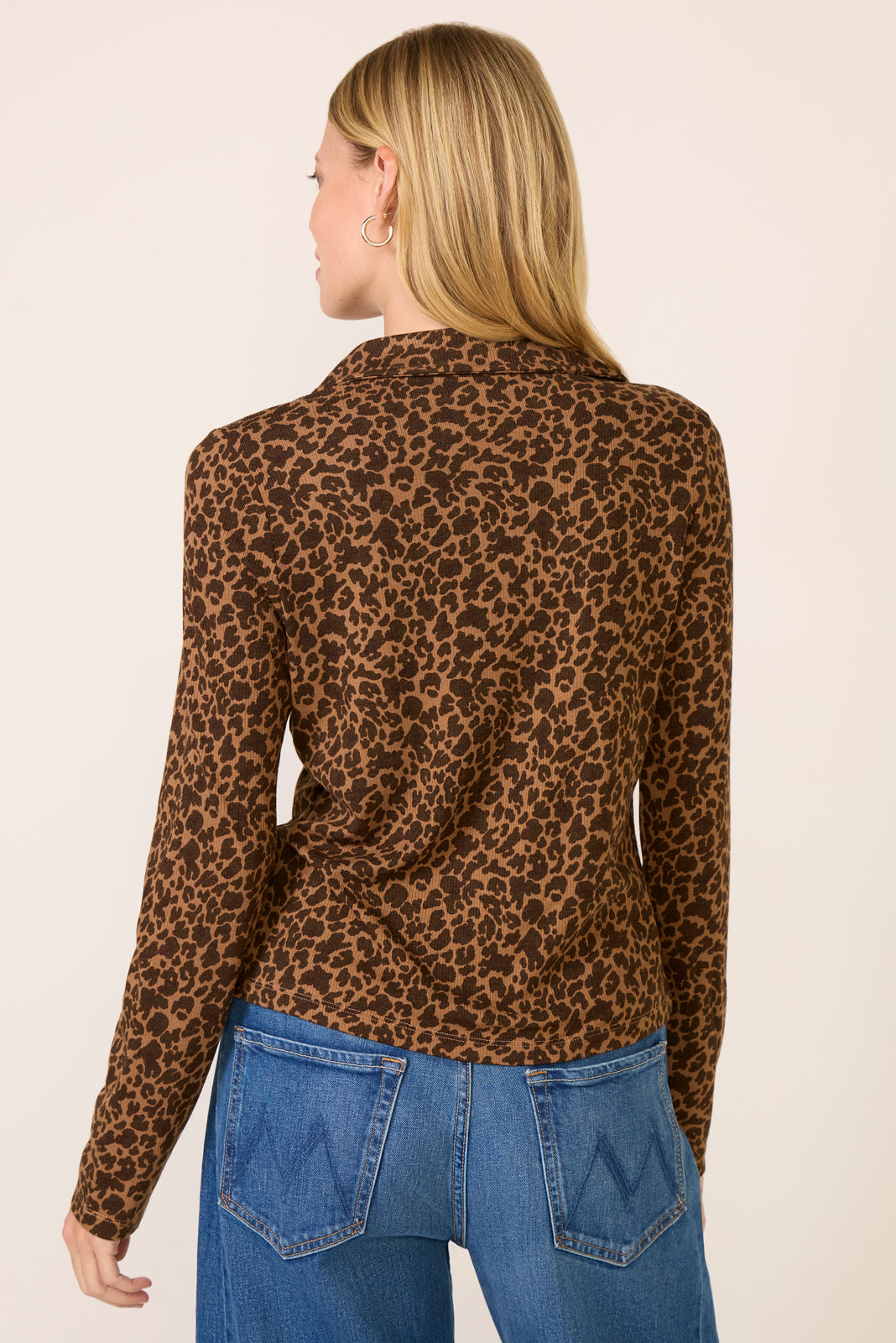 Kelly Leopard Button Down