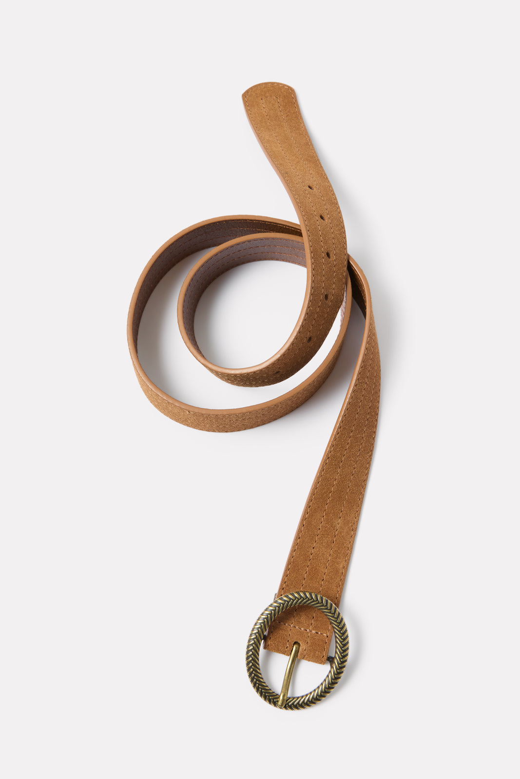 Buckle Belt Frame Le Circle Belt Rayna Rounded Buckle Belt