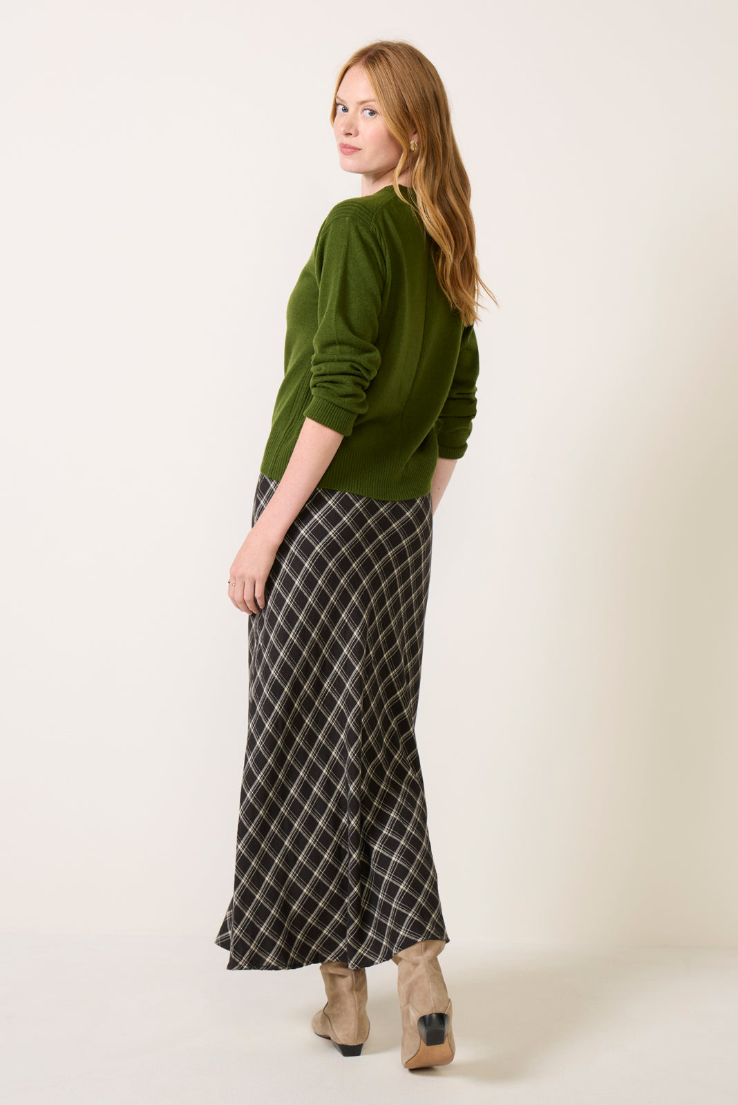 Europa Plaid Skirt