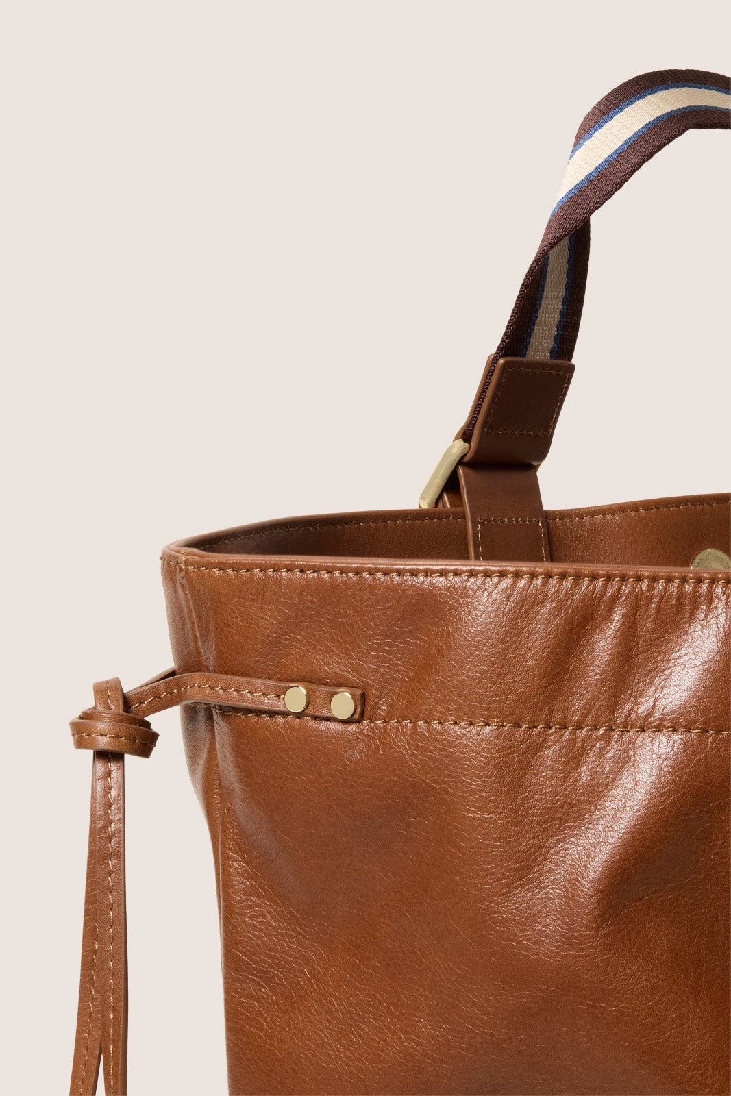 Teagan Leather Varsity Tote