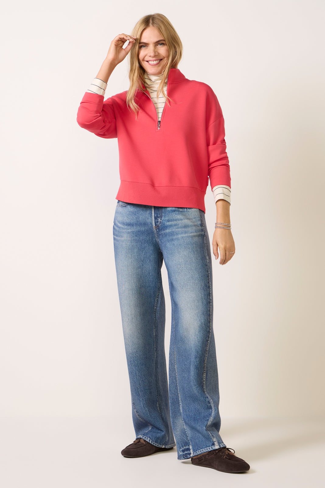 Mavis Mock Neck Sweat