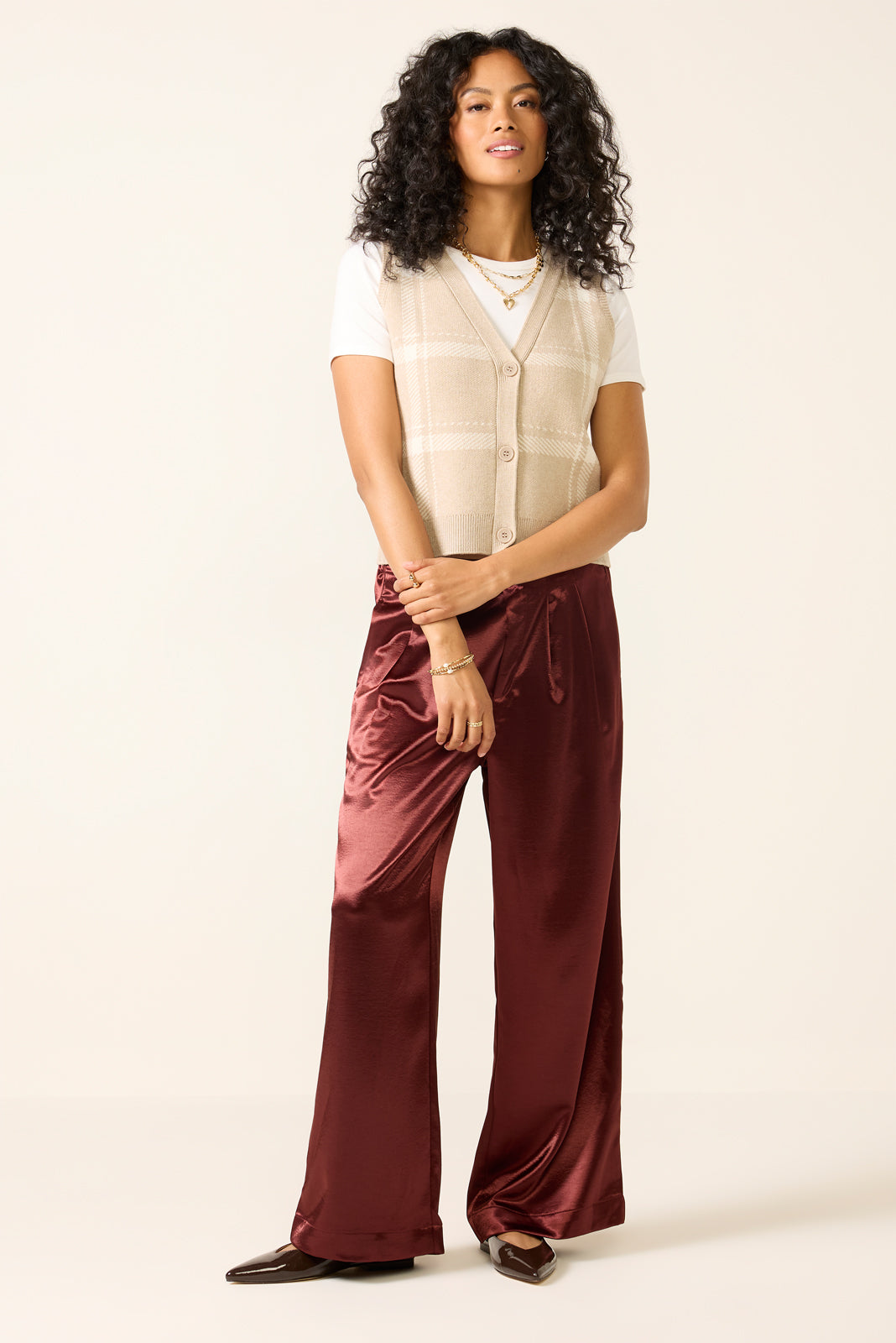 Oliver Plaid Sweater Vest