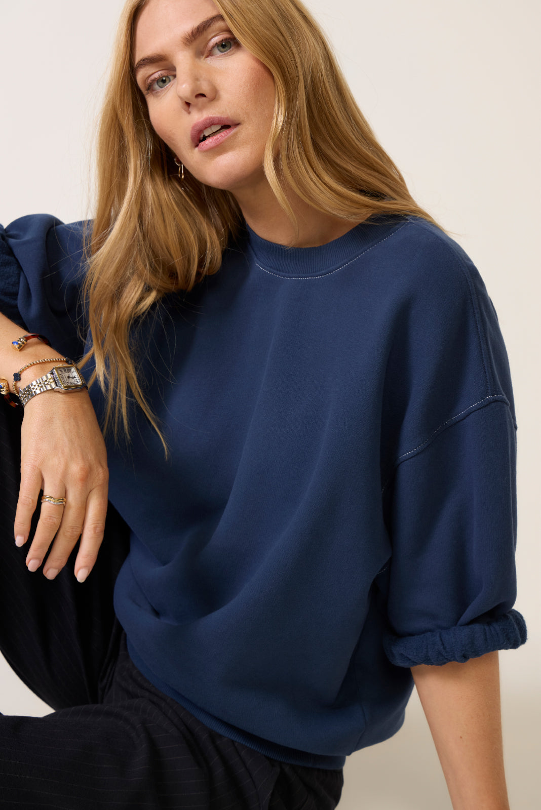 Short Sleeve Oversized Sweatshirt