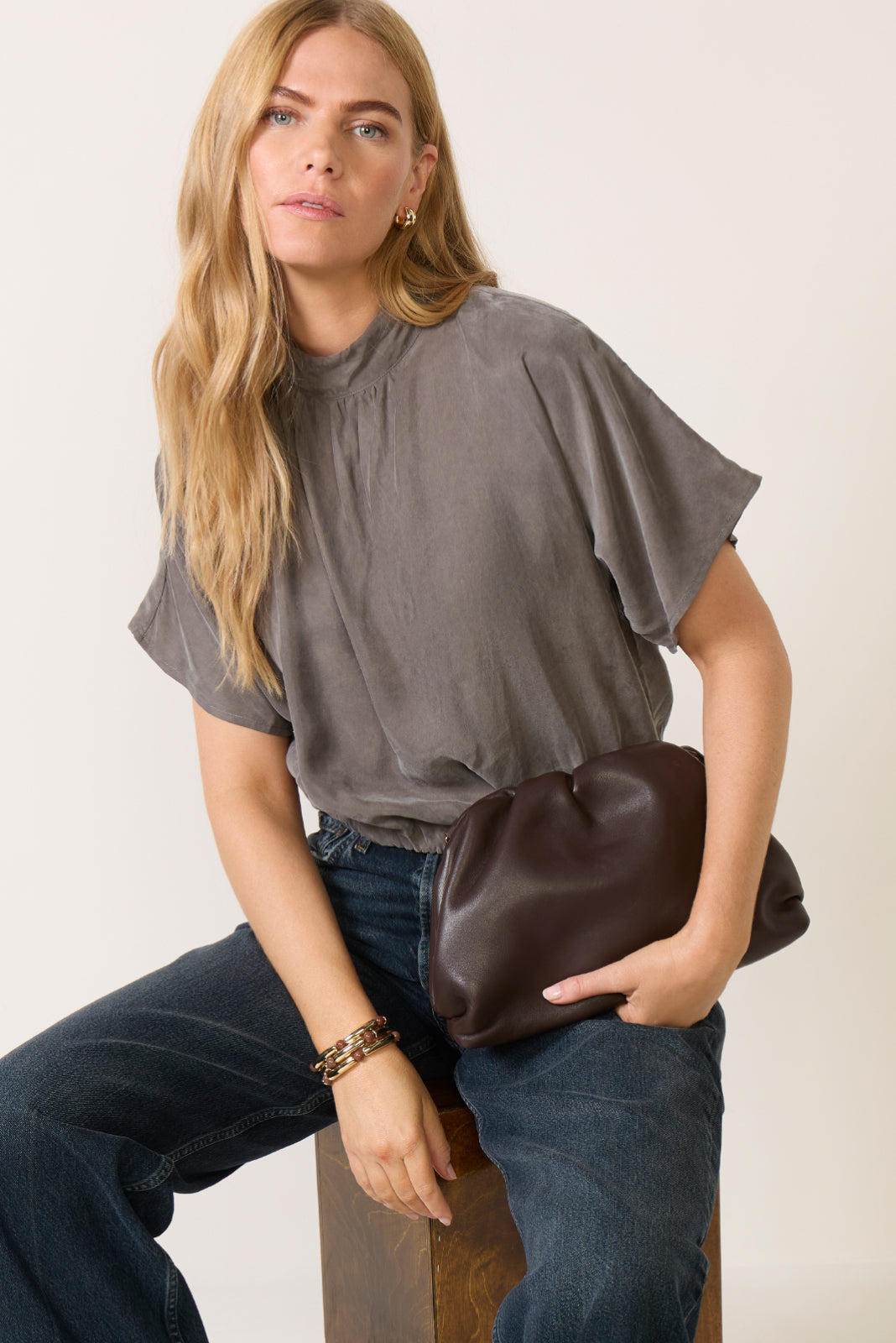 Malik Cupro Blouse