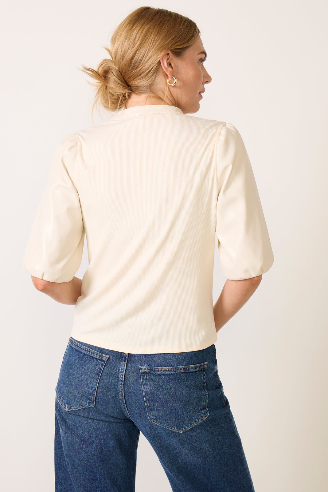 Shana Mixed Media Top