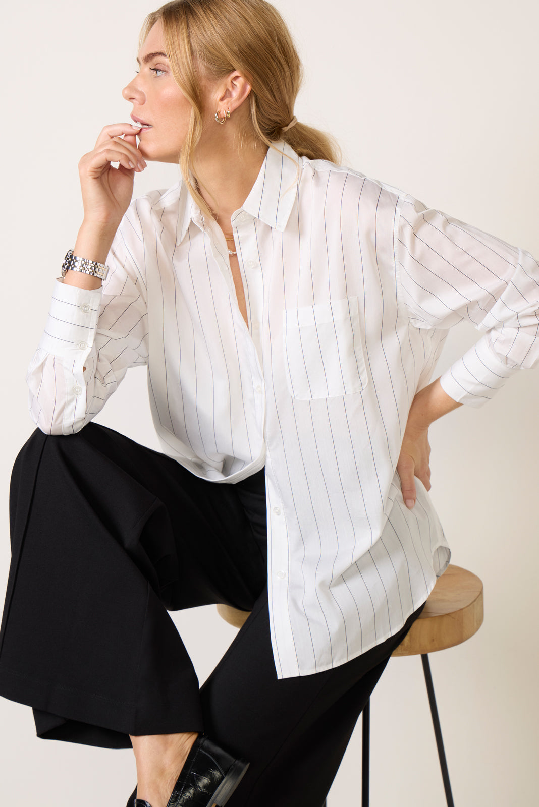 Alison Button Up
