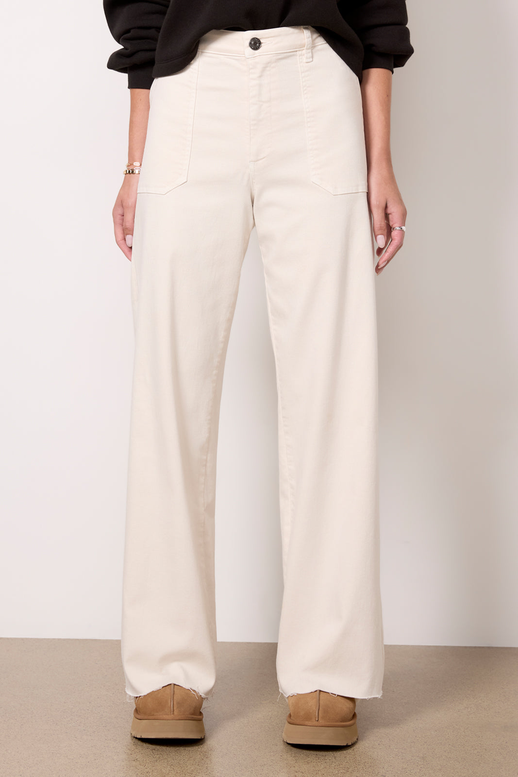 Meg Utility with Raw Hem