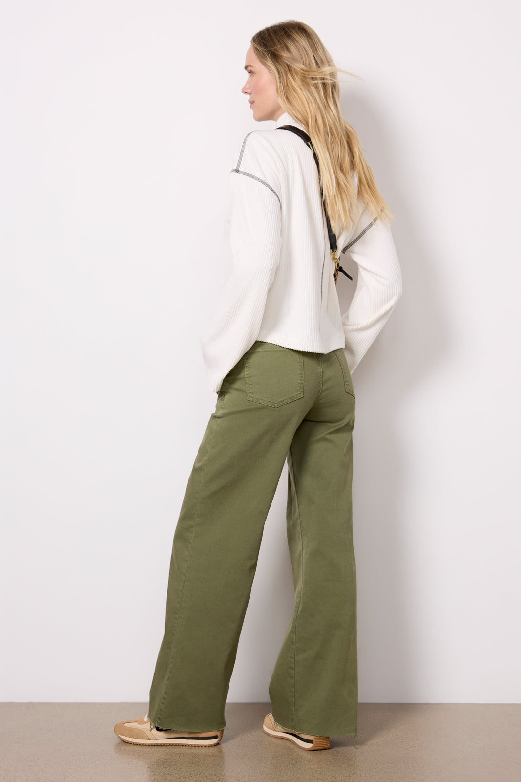 Meg Utility with Raw Hem