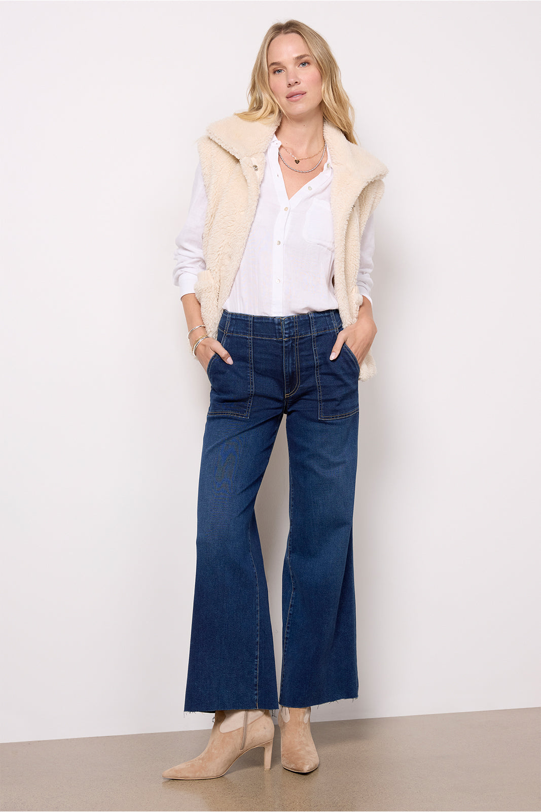 Meg Utility w Raw Hem