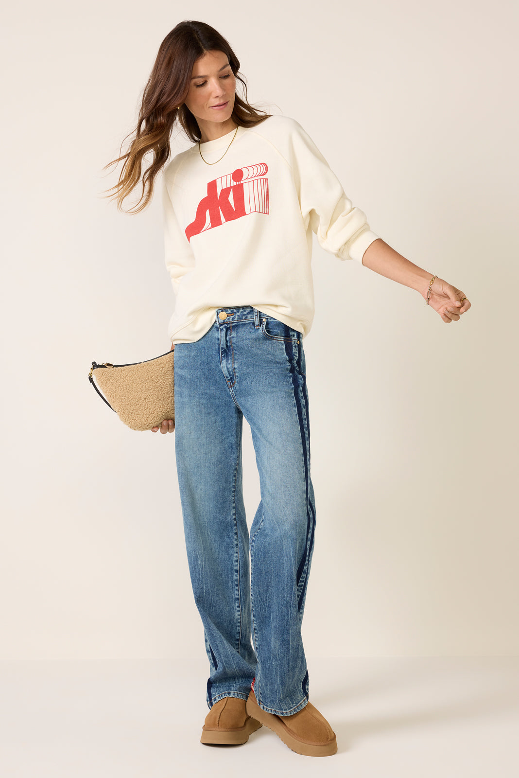 Ski Fleece Crew Sweatshirt