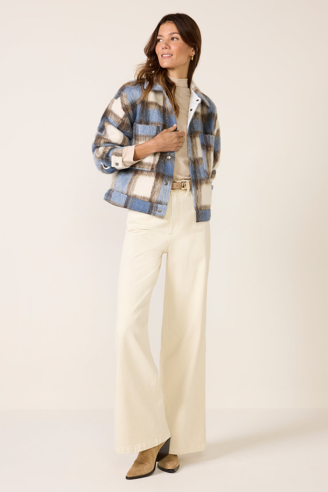 Marguerite Plaid Jacket