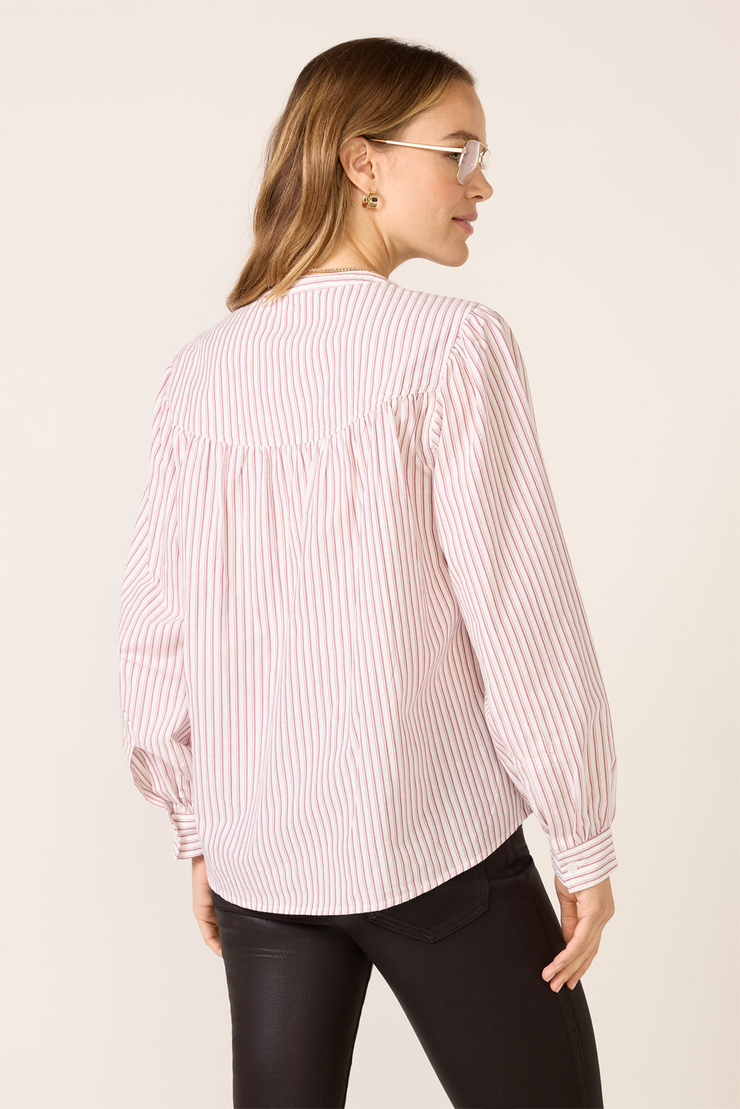Aileen Collarless Shirt