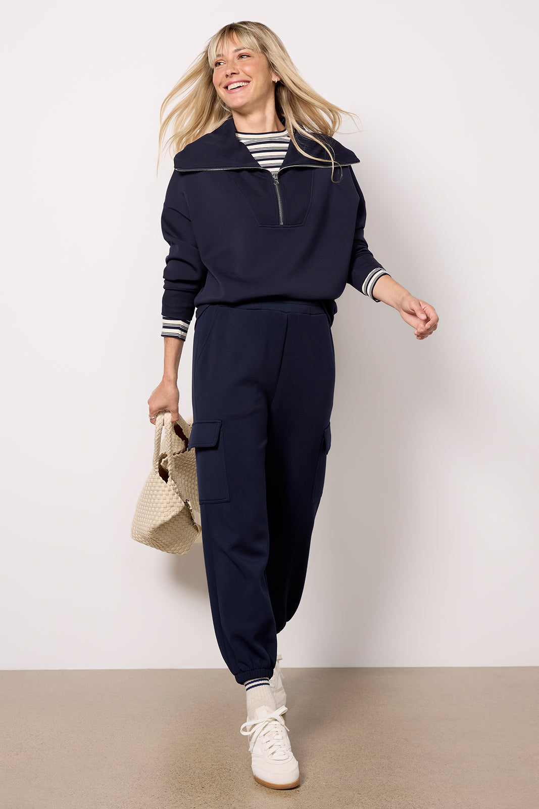 Catherine Half Zip Sweat