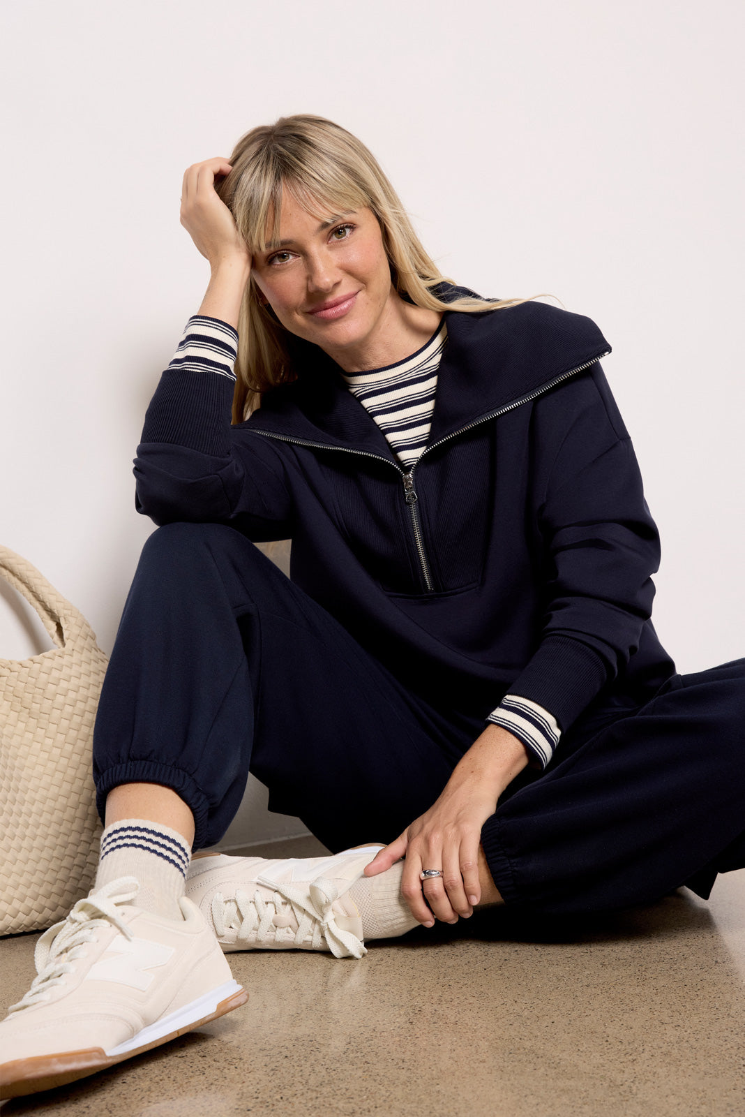 Catherine Half Zip Sweat