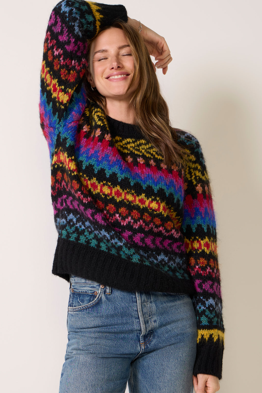 Apres Alpaca Midnight Crewneck