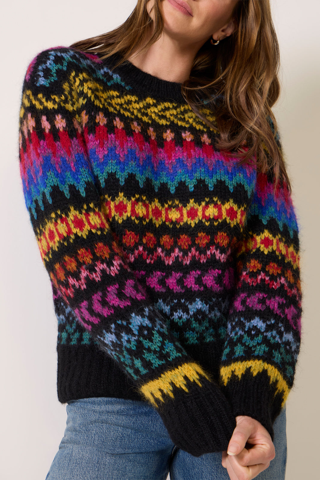 Apres Alpaca Midnight Crewneck