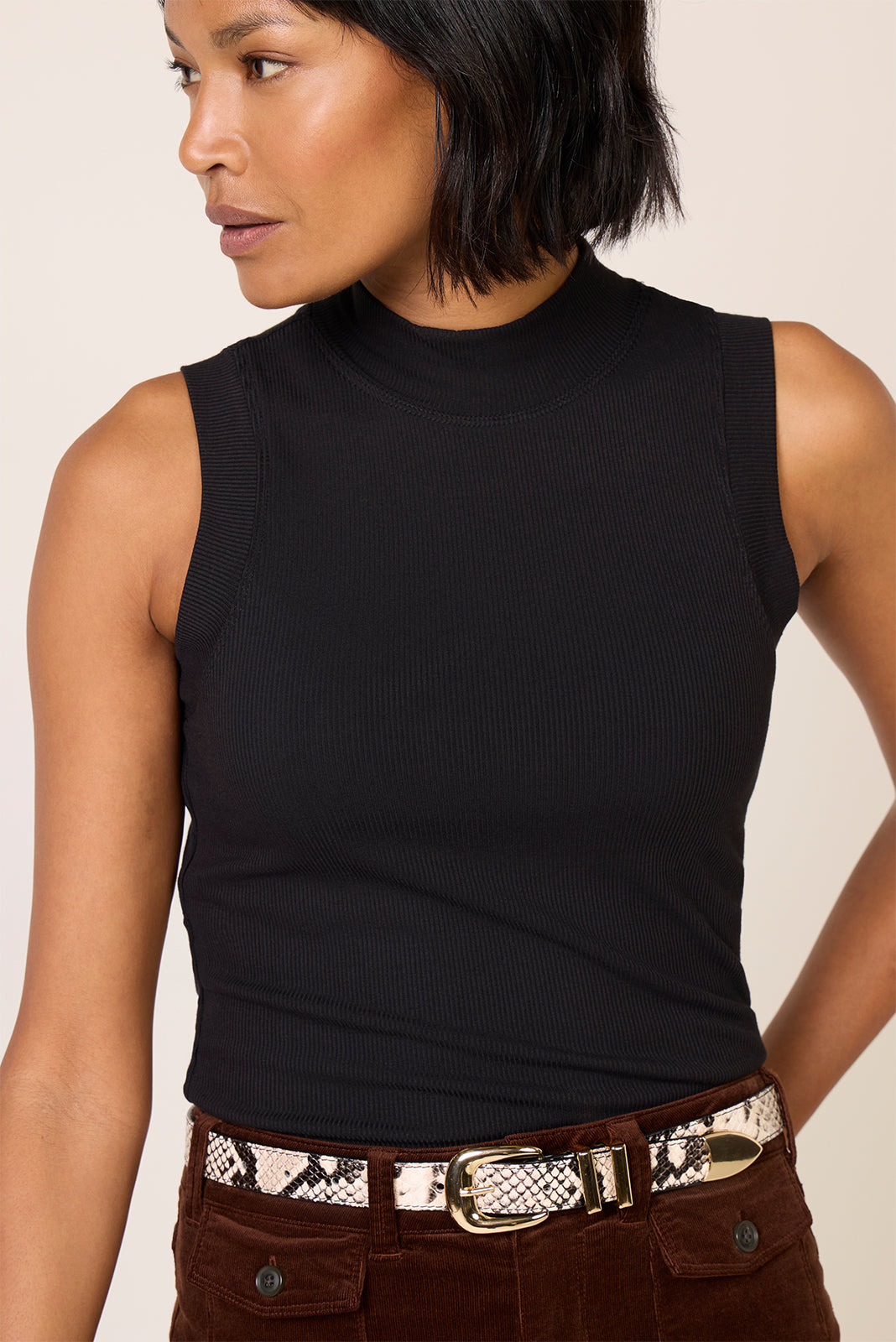 Jones Mock Neck Tank