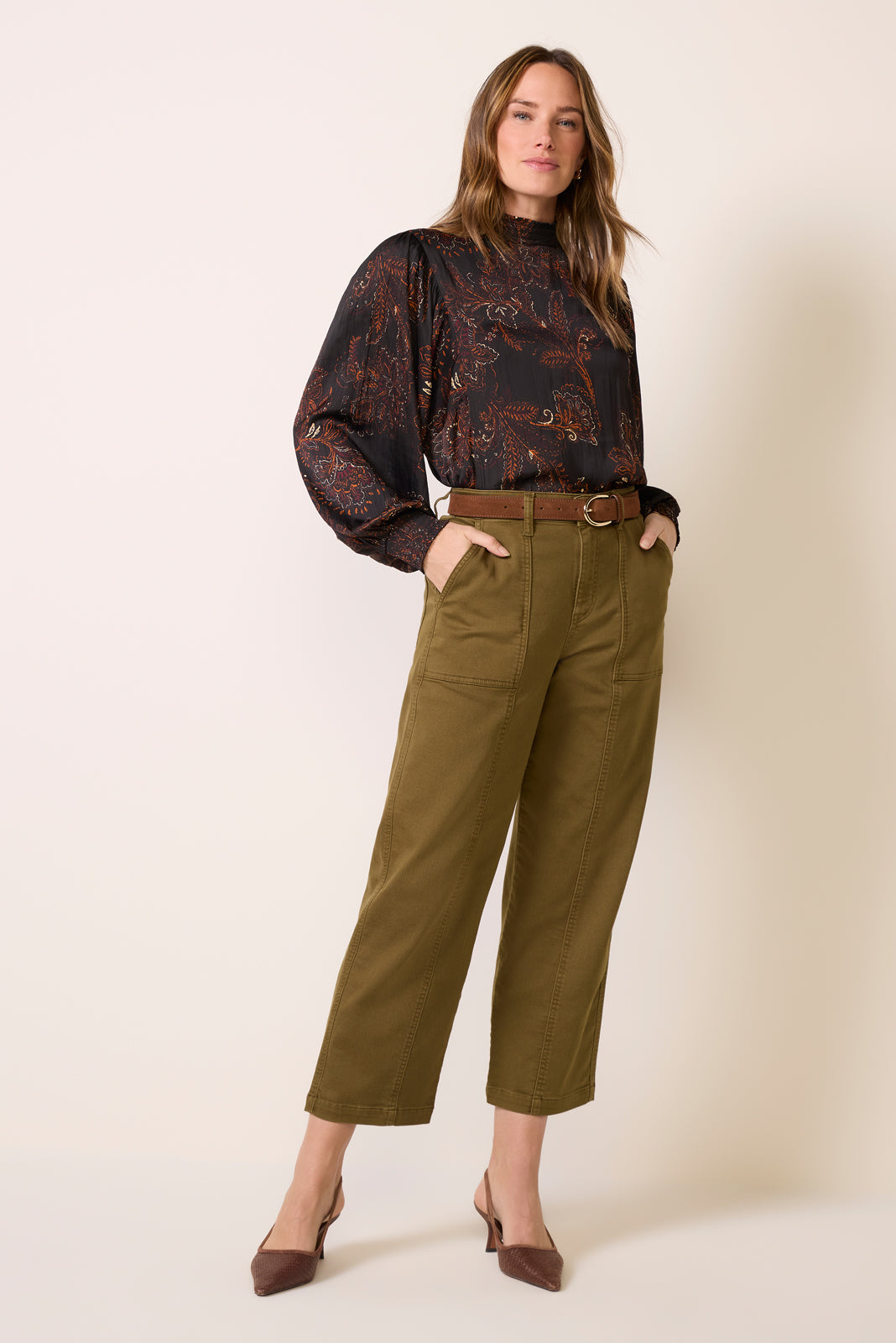 Rory Volume Popover Blouse