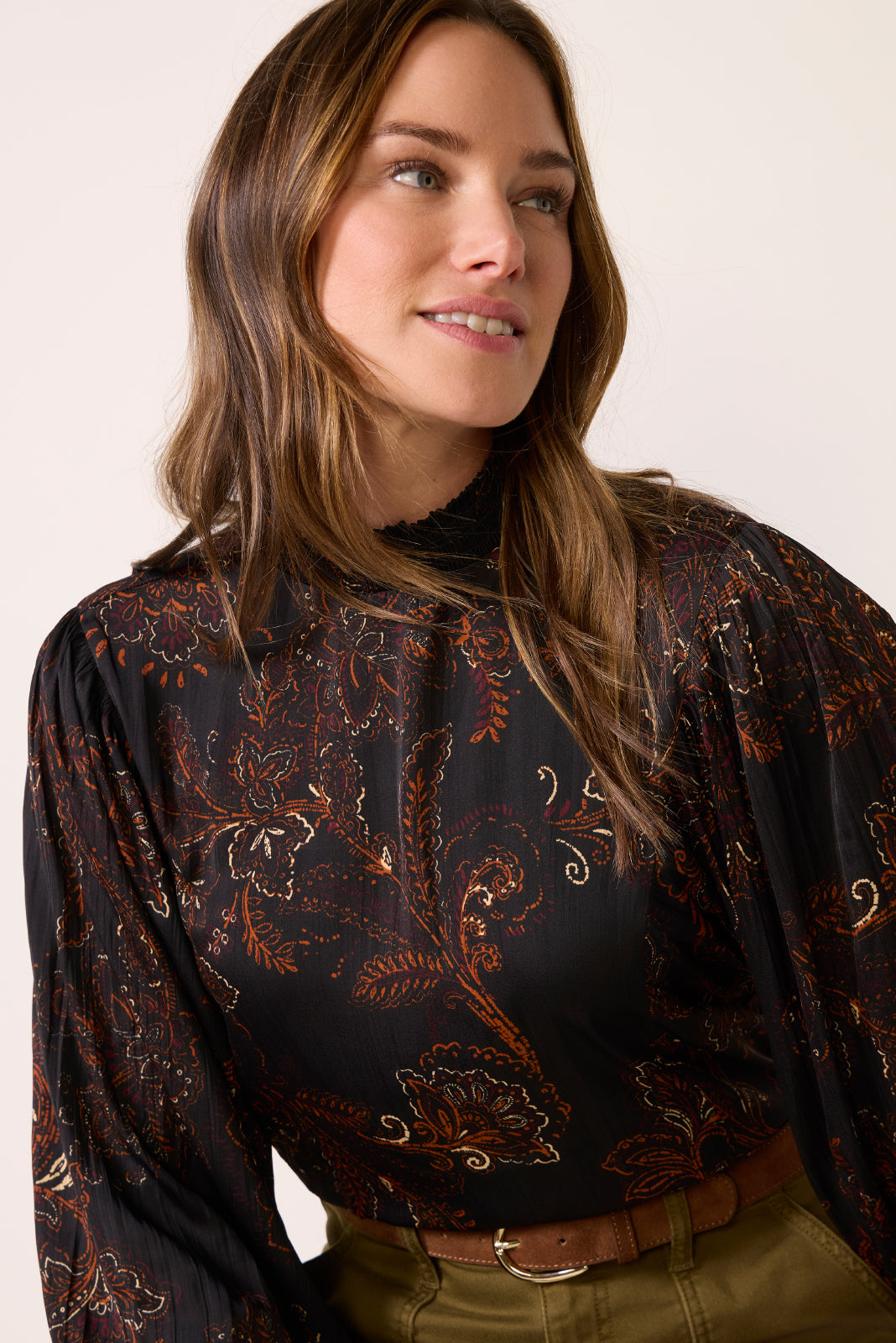 Rory Volume Popover Blouse